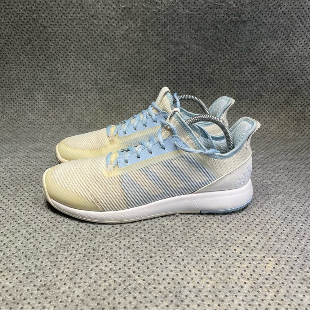 Adidas Defiant Bounce Blue White Shoes Size 8.5 Women’s
